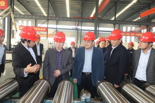 黄传真一行到海纳科技公司、拼搏在线官方网站-拼搏（中国）
能源精密制造产业园调研