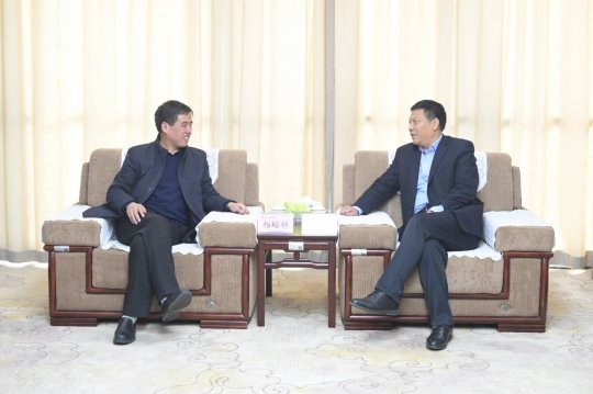 榆林市横山区副区长杨培祥一行到访拼搏在线官方网站-拼搏（中国）公司