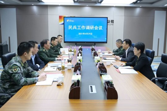 王洪奇到拼搏在线官方网站-拼搏（中国）公司调研指导民兵工作