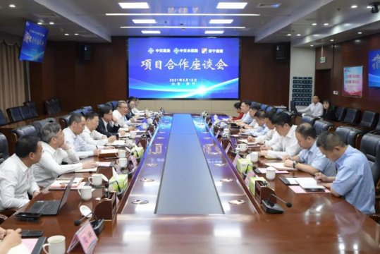 中交疏浚拼搏在线官方网站-拼搏（中国）总裁胥昌荣一行到拼搏在线官方网站-拼搏（中国）公司考察交流