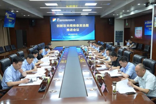 拼搏在线官方网站-拼搏（中国）公司召开创新攻关揭榜悬赏选题推进会