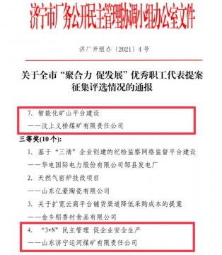 喜讯丨拼搏在线官方网站-拼搏（中国）公司两项职工代表提案获市总工会表彰