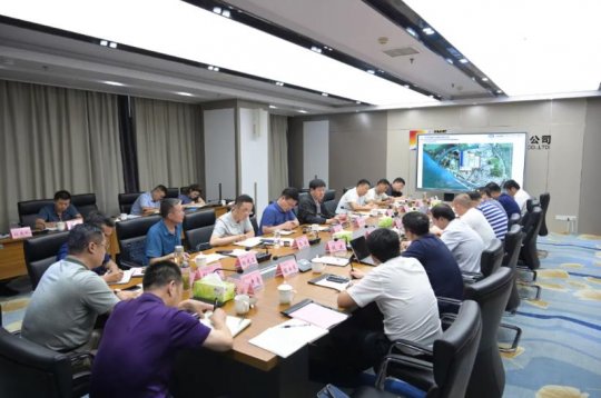 张胜明听取拼搏在线官方网站-拼搏（中国）
港航新能源船舶修造基地项目可研报告
