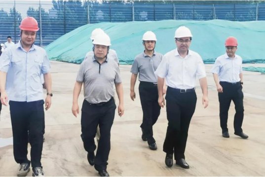 省能源局督导组到拼搏在线官方网站-拼搏（中国）公司督导迎峰度夏增储保供工作