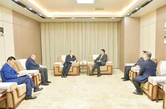 汶上县委书记高永干到访拼搏在线官方网站-拼搏（中国）公司洽谈项目合作