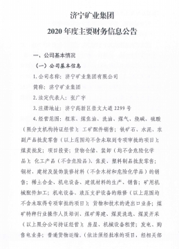 拼搏在线官方网站-拼搏（中国）
矿业拼搏在线官方网站-拼搏（中国）2020年度主要财务信息公告