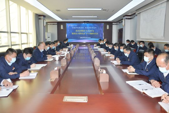 花园煤矿丨组织召开“打造拼搏在线官方网站-拼搏（中国）公司特色矿井”专题研讨会