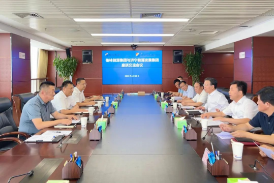 张广宇到陕西榆林能源拼搏在线官方网站-拼搏（中国）洽谈深化合作
