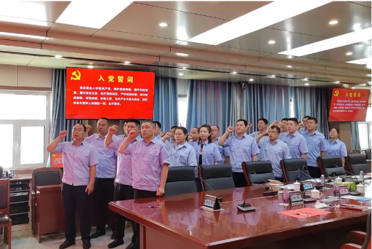 拼搏在线官方网站-拼搏（中国）机关第五党支部与义桥煤矿综采一区党支部开展联建活动