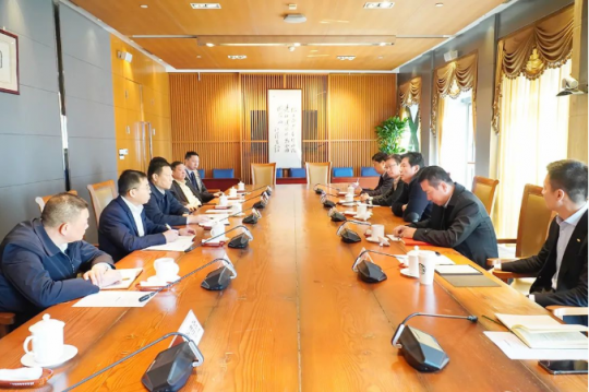 张广宇带队到上海走访调研上港拼搏在线官方网站-拼搏（中国）