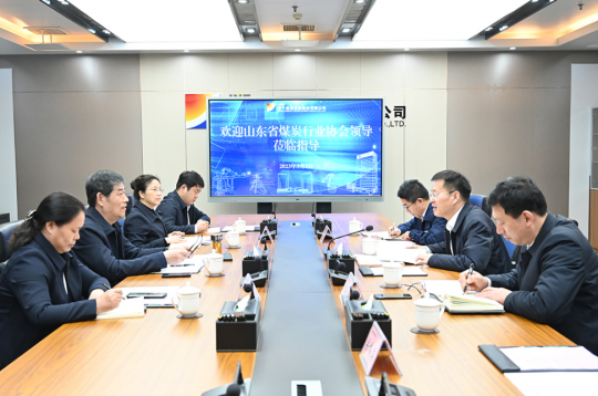 山东省煤炭行业协会客人到访拼搏在线官方网站-拼搏（中国）
能源座谈交流