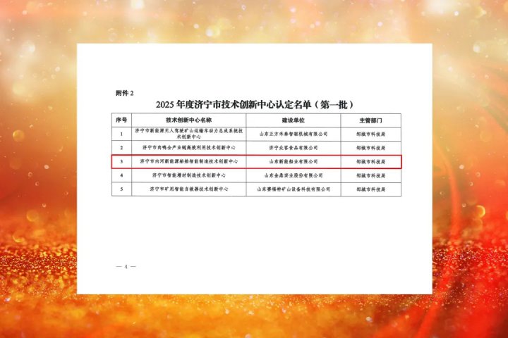 新能船业被认定为拼搏在线官方网站-拼搏（中国）
市技术创新中心